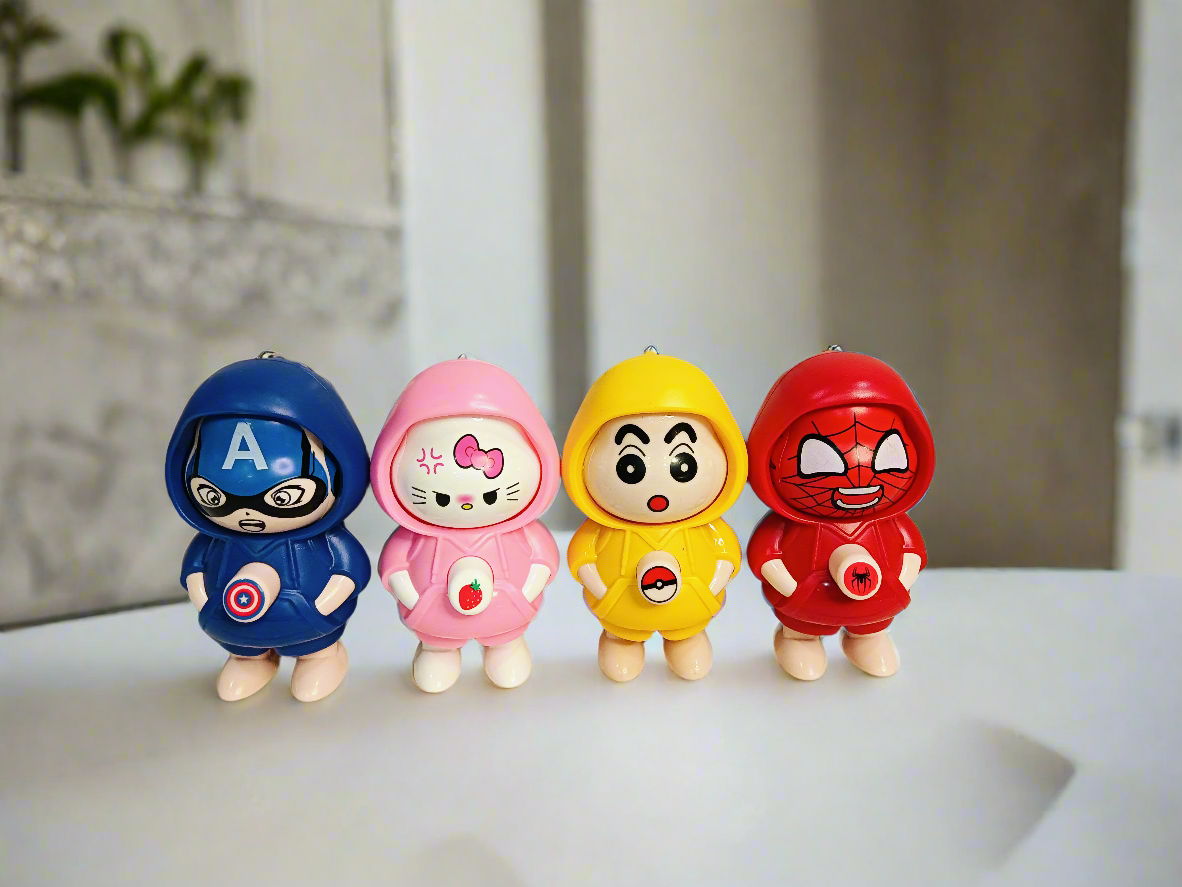 Face Rotating Keychain